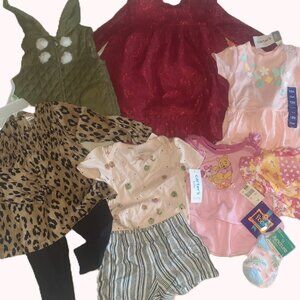 BRAND NEW! Huge lot of baby clothes outfits DISNEY CARTERS-Girls size 12M-18M